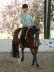 Abby on her mature gelding Penny Wise