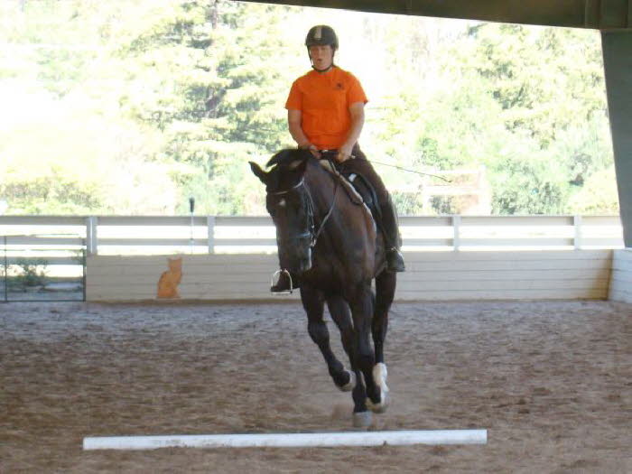 I dont know if this is the moment he changed over the pole, but it was a lovely moment.