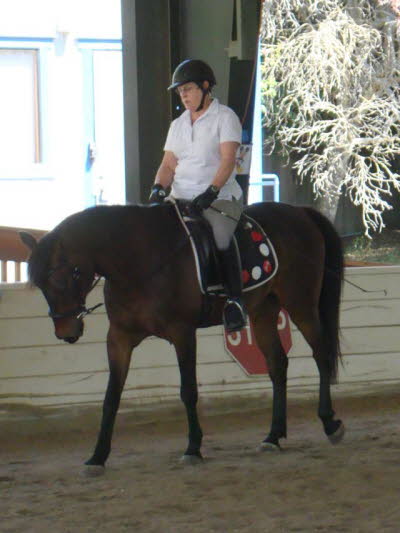 Jana grabbed my camera and got Willow pix! Counterflexion was the word of the day for him.